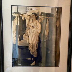 Joe DiMaggio Signed Photo